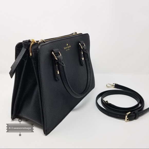 Kate spade lise mulberry Street Black Satchel - Picture 3 of 8